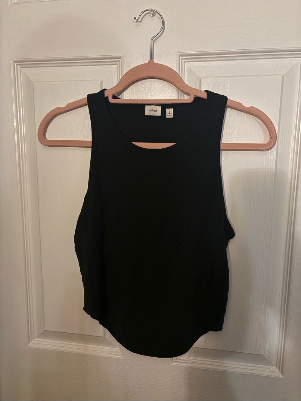 Wilfred Black Scoop Neck Tank Top